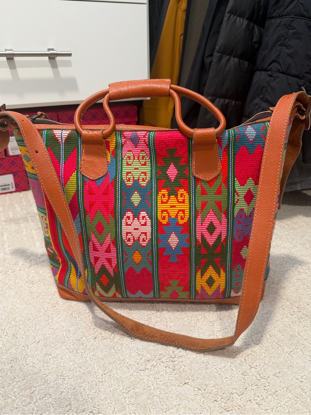 Traditional Guatemalan handmade shoulder bag